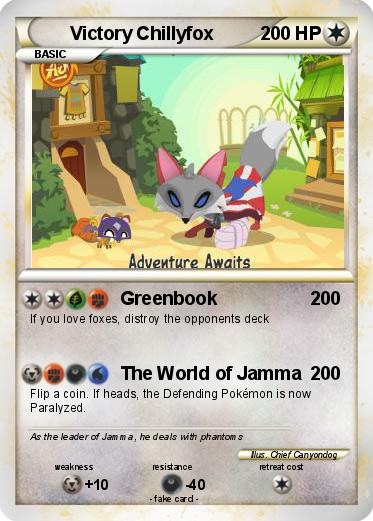 Pokemon Victory Chillyfox
