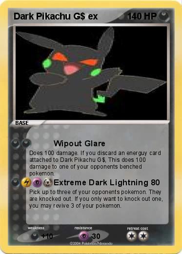 Pokemon Dark Pikachu G$ ex