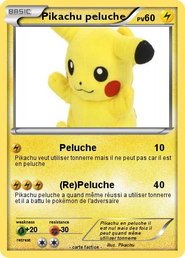 Pokemon Pikachu peluche