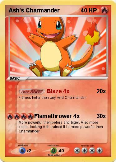 Pokemon Ash's Charmander