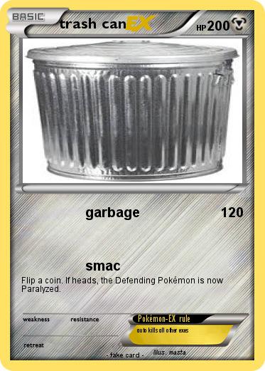 Pokemon trash can
