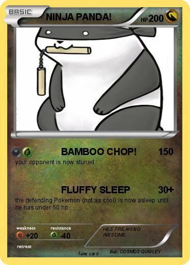 Pokemon NINJA PANDA!