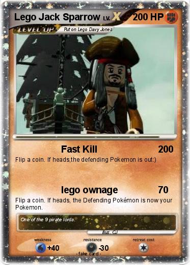 Pokemon Lego Jack Sparrow