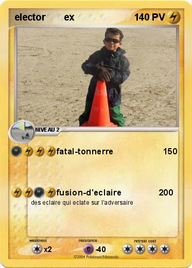 Pokemon elector       ex