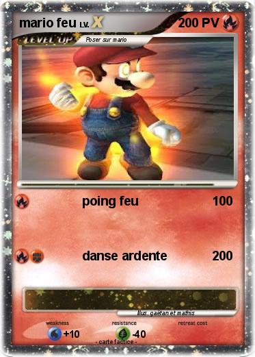 Pokemon mario feu
