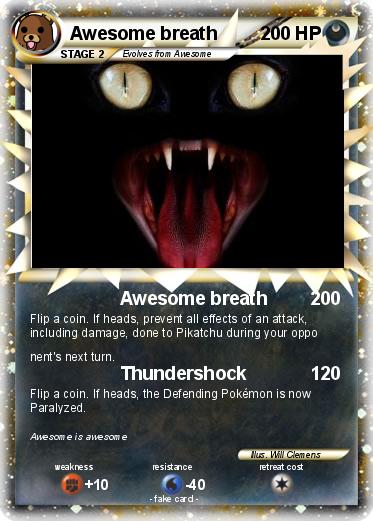 Pokemon Awesome breath