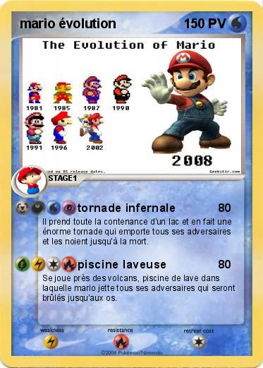 Pokemon mario évolution