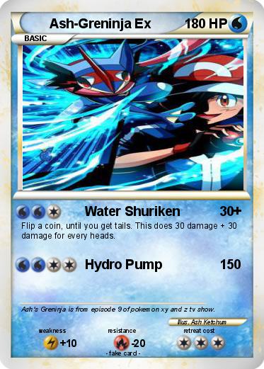 Pokemon Ash-Greninja Ex