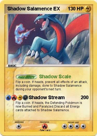 Pokemon Shadow Salamence EX