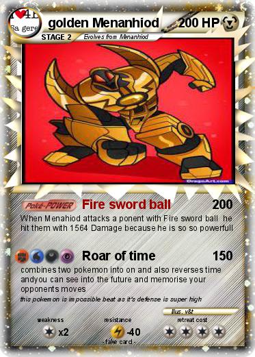 Pokemon golden Menanhiod