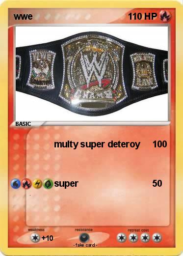 Pokemon wwe