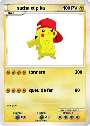 Pokemon sacha et pika