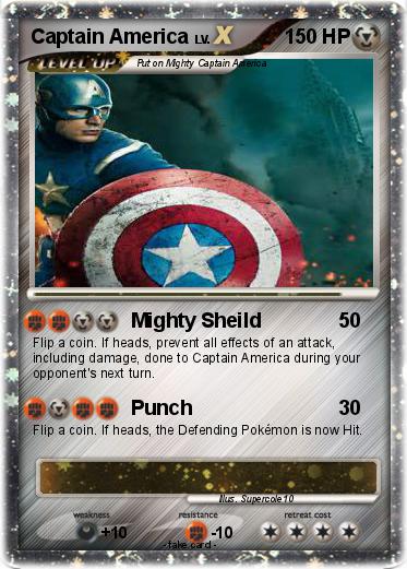Pokemon Captain America
