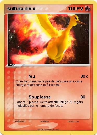 Pokemon sulfura niv x