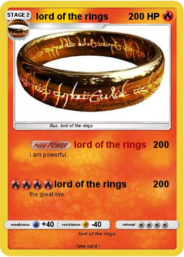 Pokemon lord of the rings