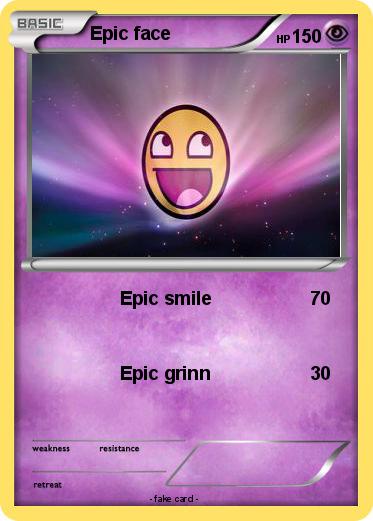 Pokemon Epic face