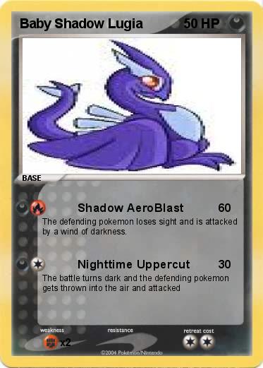 Pokemon Baby Shadow Lugia