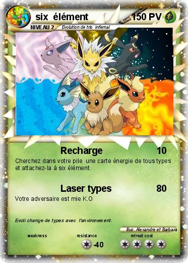 Pokemon six  élément