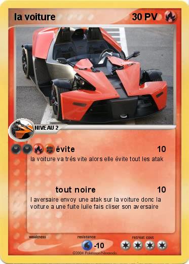 Pokemon la voiture