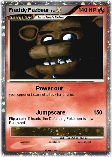 Pokemon Freddy Fazbear
