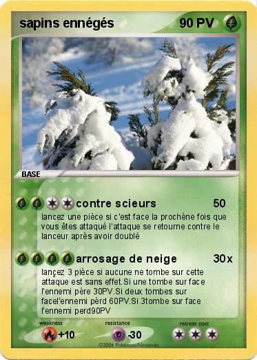 Pokemon sapins ennégés