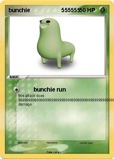 Pokemon bunchie                    555555