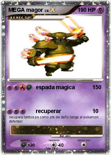 Pokemon MEGA magor