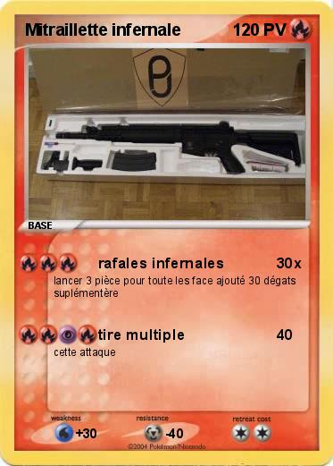 Pokemon Mitraillette infernale