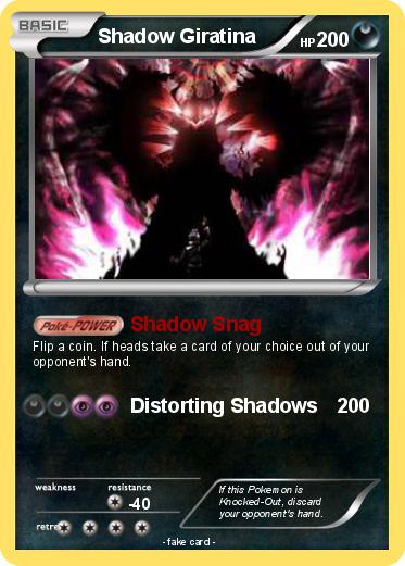Pokemon Shadow Giratina