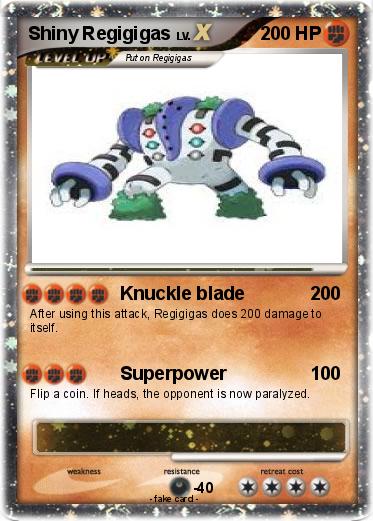 Pokemon Shiny Regigigas