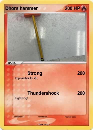 Pokemon Dhors hammer