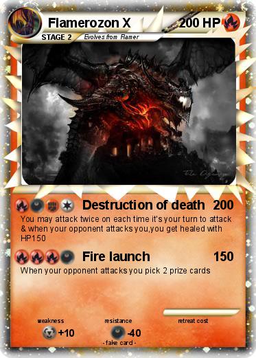 Pokemon Flamerozon X