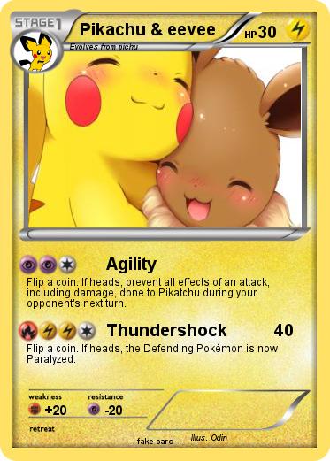 Pokemon Pikachu & eevee