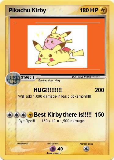 Pokemon Pikachu Kirby
