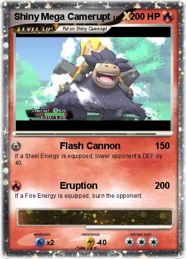 Pokemon Shiny Mega Camerupt