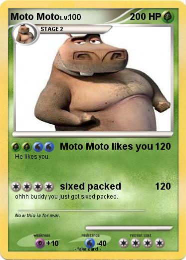 Pokemon Moto Moto