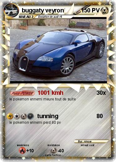 Pokemon buggaty veyron