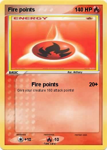 Pokemon Fire points
