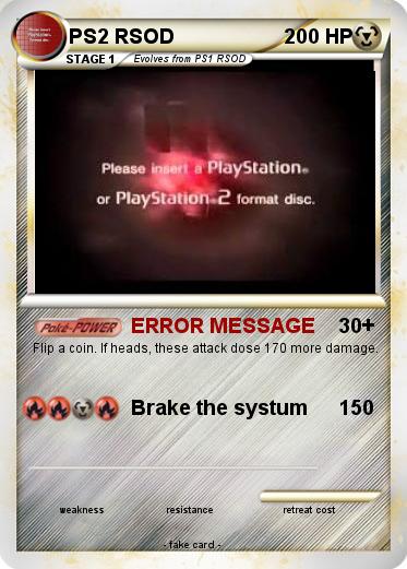 Pokemon PS2 RSOD
