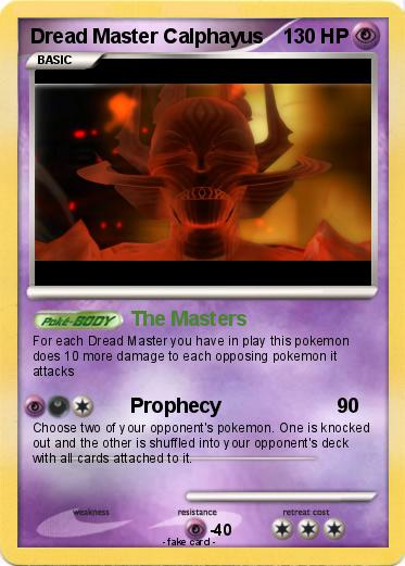 Pokemon Dread Master Calphayus