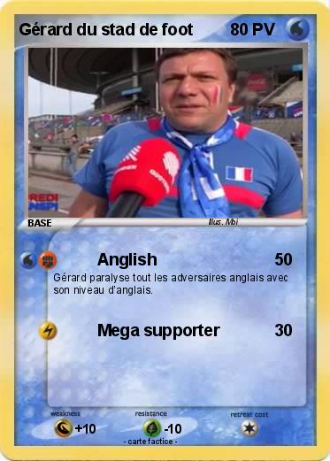 Pokemon Gérard du stad de foot