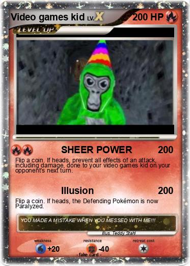 Pokemon Video games kid