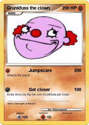 Pokemon Grunkfuss the clown