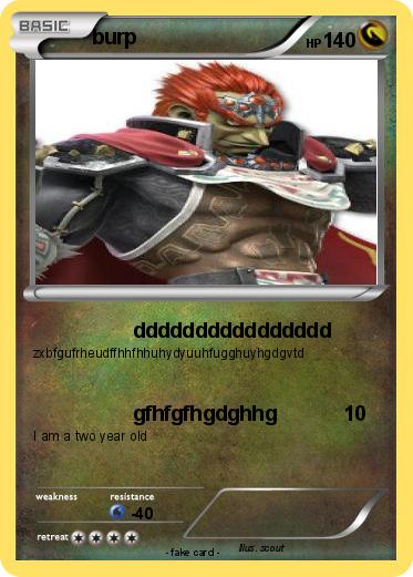 Pokemon burp