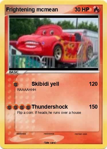 Pokemon Frightening mcmean