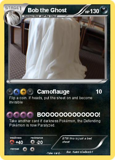 Pokemon Bob the Ghost