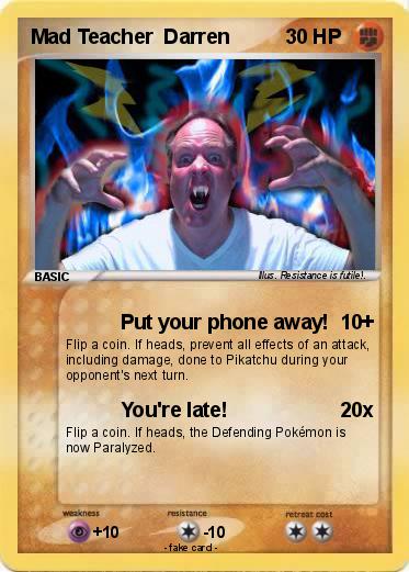 Pokemon Mad Teacher  Darren