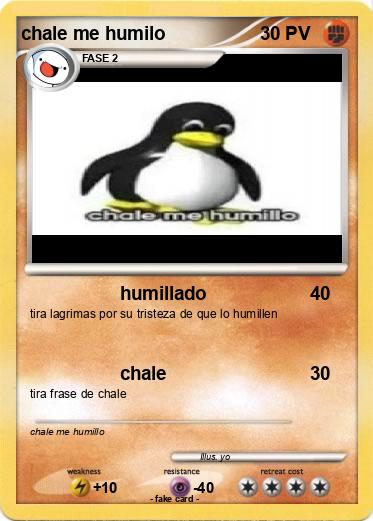 Pokemon chale me humilo