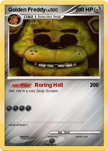 Pokemon Golden Freddy