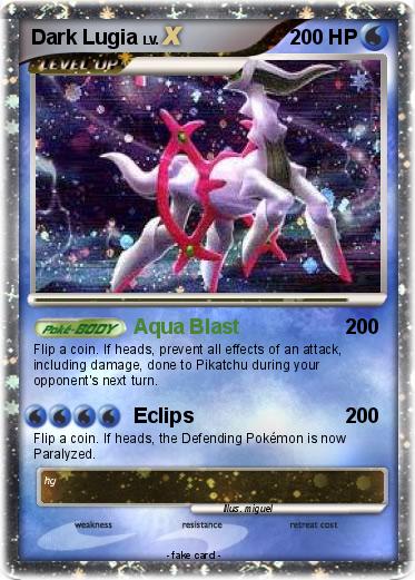 Pokemon Dark Lugia
